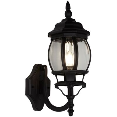 SEARCHLIGHT Applique Rustico-country Bel Aire Alluminio Nero 1 Luce E27 SEARCHLIGHT Applique Rustico-country Bel Aire Alluminio Nero 1 Luce E27