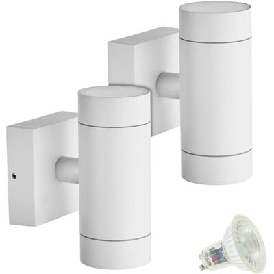 ARUM LIGHTING - Applique da Esterno Venice Bianca - 4 LED GU10 5W ARUM LIGHTING - Applique da Esterno Venice Bianca - 4 LED GU10 5W