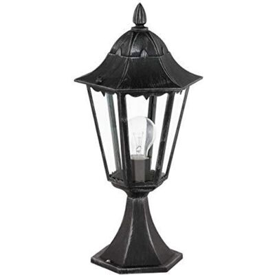 EGLO - Piantana Esterno Classico Navedo Alluminio Nero 1 Luce E27 EGLO - Piantana Esterno Classico Navedo Alluminio Nero 1 Luce E27