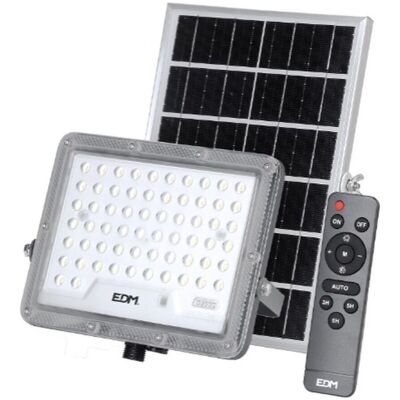 EDM 31856 Proiettore solare - Grigio regolabile 50W 600lm IP65 EDM 31856 Proiettore solare - Grigio regolabile 50W 600lm IP65