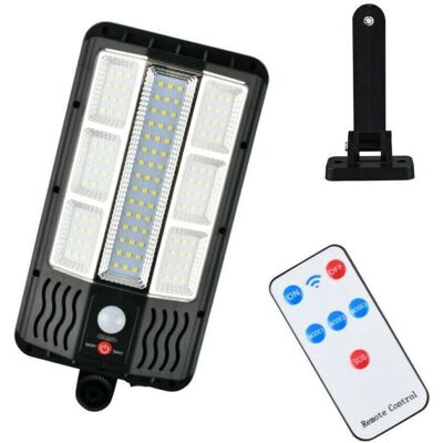 TRADE SHOP TRAESIO Faro Lampione Stradale Pannello Solare Con Sensore Telecomando 117 Led Smd Ta146 - - TRADE SHOP TRAESIO Faro Lampione Stradale Pannello Solare Con Sensore Telecomando 117 Led Smd Ta146 - -