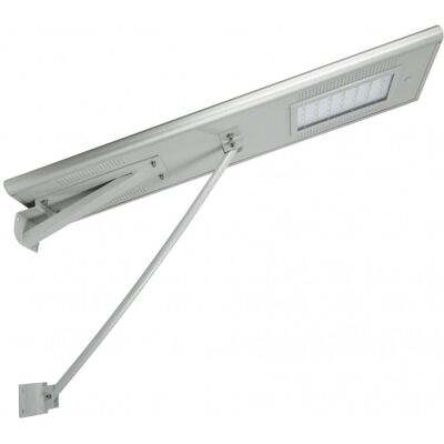 Greenice - Lampione LED Solare - 25W, 2600lm, Bianco Freddo Greenice - Lampione LED Solare - 25W, 2600lm, Bianco Freddo