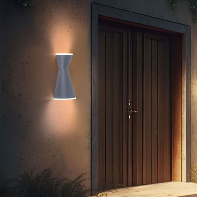 EGLO Lampada Da Parete Lampada Da Muro Casa Lampada Da Parete Lampada Da Esterno Terrazza, Up&down Ip44, Vetro Satinato, 3x Led 2,5w 180lm 3000k, Lxh 16x23,5 Cm EGLO Lampada Da Parete Lampada Da Muro Casa Lampada Da Parete Lampada Da Esterno Terrazza, Up&down Ip44, Vetro Satinato, 3x Led 2,5w 180lm 3000k, Lxh 16x23,5 Cm