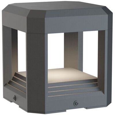 MAYTONI Lampada Da Terra Moderna Per Esterno Alluminio Grigio Luce Led 13w Ip65 MAYTONI Lampada Da Terra Moderna Per Esterno Alluminio Grigio Luce Led 13w Ip65