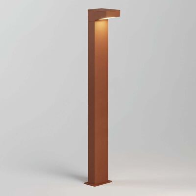 ZAFFERANO Forward Paletto Luminoso Asimmetrico 90 Cm Alluminio Verniciato Colore Corten 13w Led 3000k Ip65 Ideale Per Percorsi Esterni E Giardini Privati ZAFFERANO Forward Paletto Luminoso Asimmetrico 90 Cm Alluminio Verniciato Colore Corten 13w Led 3000k Ip65 Ideale Per Percorsi Esterni E Giardini Privati