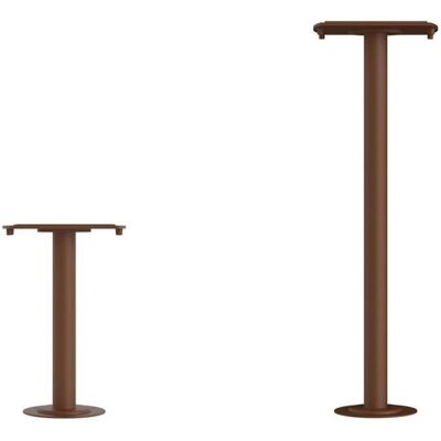 BENEITO FAURE Clos Dual Base Mini Suelo 30cm Corten Texturizado - Applique Led 8w/16w Ip65 Ik08 Cct Switch 3000k/4000k/5000k Da Esterno - Beneito & Faure BENEITO FAURE Clos Dual Base Mini Suelo 30cm Corten Texturizado - Applique Led 8w/16w Ip65 Ik08 Cct Switch 3000k/4000k/5000k Da Esterno - Beneito & Faure