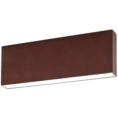 GEA LUCE Applique Da Parete Ges2215 In Alluminio Marrone 2x10w Ip65 Biemissione Con Temperatura Luce Selezionabile 3000k/4000k/5000k - GEA LUCE Applique Da Parete Ges2215 In Alluminio Marrone 2x10w Ip65 Biemissione Con Temperatura Luce Selezionabile 3000k/4000k/5000k -