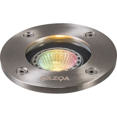QAZQA Faretto da terra in acciaio inox - WiFi GU10 - IP65 QAZQA Faretto da terra in acciaio inox - WiFi GU10 - IP65