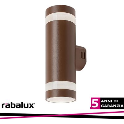 RABALUX Urfa Line,wall, 16w, H24cm,brown,ip65 RABALUX Urfa Line,wall, 16w, H24cm,brown,ip65