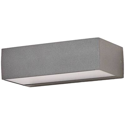 Lamia LED esterna 'Lissi' Grigia in Plastica (2 fiamme) LED esterno Lamia LED esterna 'Lissi' Grigia in Plastica (2 fiamme) LED esterno
