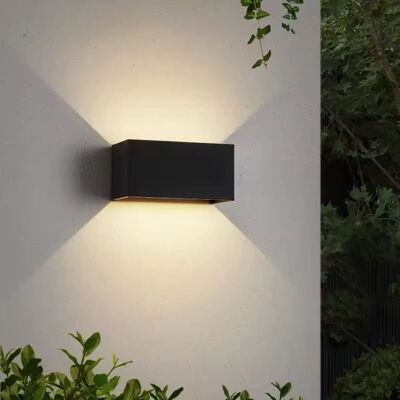 UNIVERSO Applique Nero A Led Da Esterno E Interno 24w, Fascio Luminoso Regolabile, 2000 Lumen, Ip65 Impermeabile, Lampada Da Parete In Alluminio, Per Giardino, Balcone, Terrazza - Colore Della Luce: Luce Natur UNIVERSO Applique Nero A Led Da Esterno E Interno 24w, Fascio Luminoso Regolabile, 2000 Lumen, Ip65 Impermeabile, Lampada Da Parete In Alluminio, Per Giardino, Balcone, Terrazza - Colore Della Luce: Luce Natur