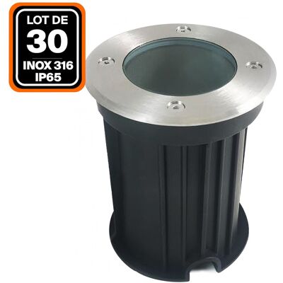 EUROPALAMP 30 Faretti da incasso esterni - Acciaio inox 316 IP65 EUROPALAMP 30 Faretti da incasso esterni - Acciaio inox 316 IP65