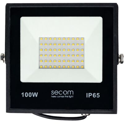 SECOM Proiettore A Led Provit 100 W, 11.000 Lm, Ip65, 28x4.7x31cm, 5.70 SECOM Proiettore A Led Provit 100 W, 11.000 Lm, Ip65, 28x4.7x31cm, 5.70