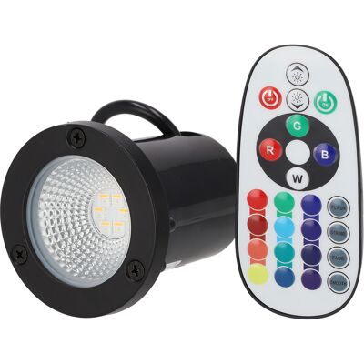 GREENICE Faretto Da Incasso Da Giardino 5w Rgbw Ip65 60º Con Telecomando GREENICE Faretto Da Incasso Da Giardino 5w Rgbw Ip65 60º Con Telecomando