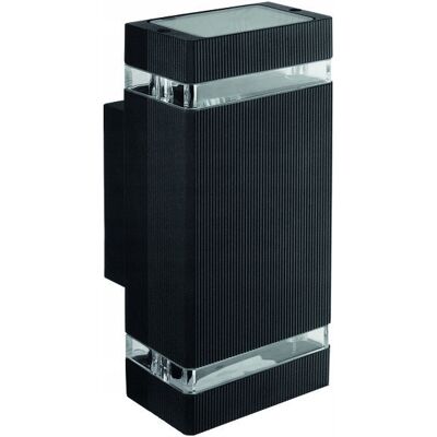 ECOLIGHT Apparecchio Di Illuminazione Per Facciate Oe-2c 2xgu10 100x110x240 Nero ECOLIGHT Apparecchio Di Illuminazione Per Facciate Oe-2c 2xgu10 100x110x240 Nero