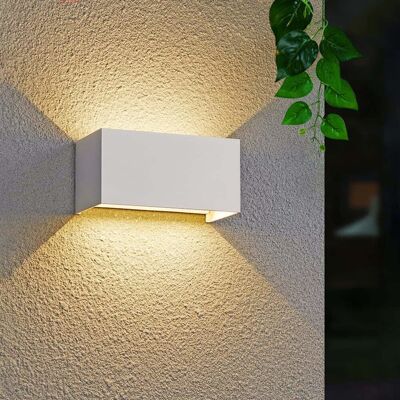 UNIVERSO Applique Bianco A Led Da Esterno E Interno 24w, Fascio Luminoso Regolabile, 2000 Lumen, Ip65 Impermeabile, Lampada Da Parete In Alluminio, Per Giardino, Balcone, Terrazza - Colore Della Luce: Luce Cal UNIVERSO Applique Bianco A Led Da Esterno E Interno 24w, Fascio Luminoso Regolabile, 2000 Lumen, Ip65 Impermeabile, Lampada Da Parete In Alluminio, Per Giardino, Balcone, Terrazza - Colore Della Luce: Luce Cal