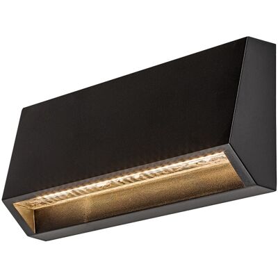 RABALUX Applique Esterna Ibar Led 3w Nera Ip54 3000k RABALUX Applique Esterna Ibar Led 3w Nera Ip54 3000k