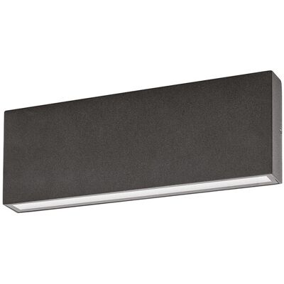 GEA LUCE Ges2214 Applique Biemissione 3000-4000-5000k 1660-1860lm 20w Antracite GEA LUCE Ges2214 Applique Biemissione 3000-4000-5000k 1660-1860lm 20w Antracite