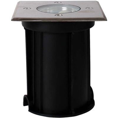 UNIVERSO Faretto Calpestabile Quadrato Da Incasso A Terra Gu10 Ip65 – Segnapasso Per Esterno Giardino E Vialetti UNIVERSO Faretto Calpestabile Quadrato Da Incasso A Terra Gu10 Ip65 – Segnapasso Per Esterno Giardino E Vialetti