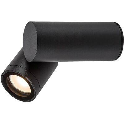RABALUX Applique Esterna Nera Moderna Orientabile Gu10 Ip44 Enol RABALUX Applique Esterna Nera Moderna Orientabile Gu10 Ip44 Enol