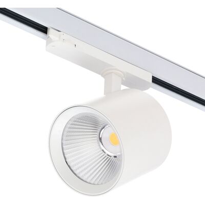 GREENICE Proiettore Led Da Binario Trifase 40w Per Macellerie, Driver Lifud Flicker Free GREENICE Proiettore Led Da Binario Trifase 40w Per Macellerie, Driver Lifud Flicker Free