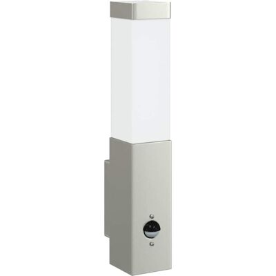 HELLOSHOP26 Moderna Lampada Da Parete Per Esterni Con Sensore Di Movimento 10,5 X 6 X 33 Cm Acciaio Inox Argento 020056509 HELLOSHOP26 Moderna Lampada Da Parete Per Esterni Con Sensore Di Movimento 10,5 X 6 X 33 Cm Acciaio Inox Argento 020056509