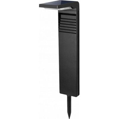 ECOLIGHT Paletto Solare Led Da Giardino 41,6cm Nero 4000k Ip64 ECOLIGHT Paletto Solare Led Da Giardino 41,6cm Nero 4000k Ip64
