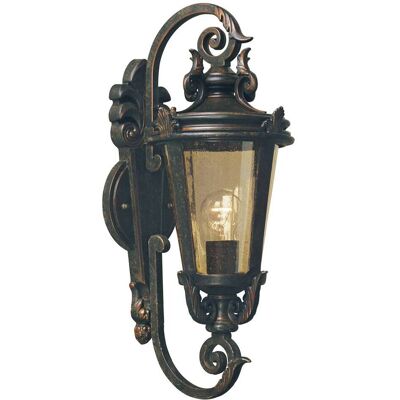 ELSTEAD Baltimore - 1 Lanterna Da Parete Media Per Esterni Luce Bronzo Stagionato Ip44, E27 - ELSTEAD Baltimore - 1 Lanterna Da Parete Media Per Esterni Luce Bronzo Stagionato Ip44, E27 -