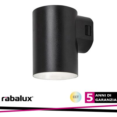 RABALUX Urfa Wall 9w Led Round Black Cct 3000-4000-6500k 900lm - Luce Fredda RABALUX Urfa Wall 9w Led Round Black Cct 3000-4000-6500k 900lm - Luce Fredda