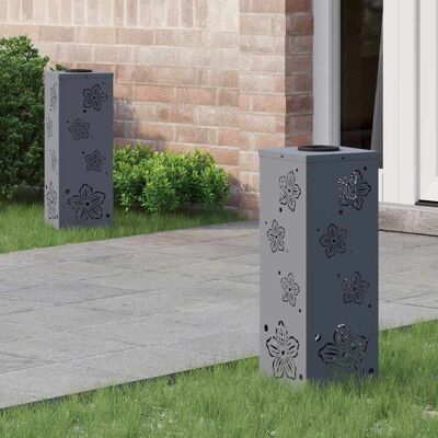 VIDAXL Faro Led Solare Per Sentieri 2 Pz Bianco Caldo 18 X 18 X 50 Cm VIDAXL Faro Led Solare Per Sentieri 2 Pz Bianco Caldo 18 X 18 X 50 Cm