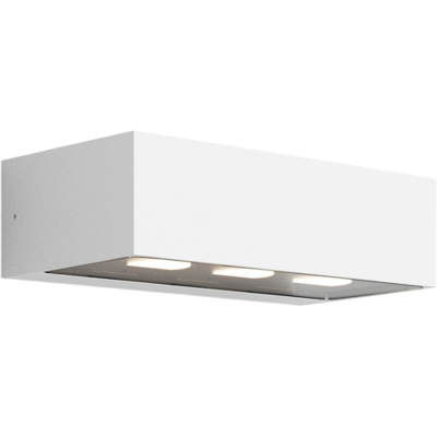 ZAFFERANO Forward Lampada Da Parete Per Esterni 3 Luci Asimmetrica A Led, Struttura In Alluminio Bianco, Design Moderno Per Illuminazione Facciate 15,5w ZAFFERANO Forward Lampada Da Parete Per Esterni 3 Luci Asimmetrica A Led, Struttura In Alluminio Bianco, Design Moderno Per Illuminazione Facciate 15,5w