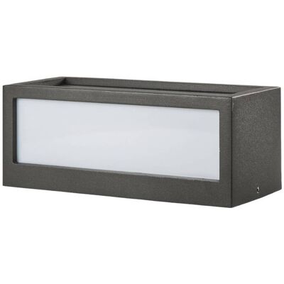 Lucande - Lampada da parete esterna 'Tame' - Alluminio, Nero, Moderno, E27 - Applique Lucande - Lampada da parete esterna 'Tame' - Alluminio, Nero, Moderno, E27 - Applique