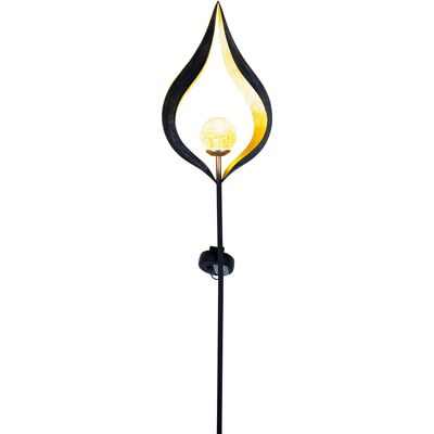 Globo Lampada Solare A Led Di Design, Illuminazione Decorativa Per Esterni, Design A Fiamma, 33467 Globo Lampada Solare A Led Di Design, Illuminazione Decorativa Per Esterni, Design A Fiamma, 33467
