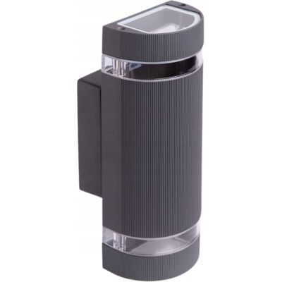 ECOLIGHT Applique Esterno 2xgu10 Ip54 Alluminio Antracite ECOLIGHT Applique Esterno 2xgu10 Ip54 Alluminio Antracite