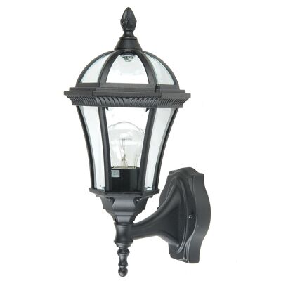ELSTEAD Bury - Lanterna Da Parete Per Esterni 1 Luce Con Luce Nera Ip44, Attacco E27 - ELSTEAD Bury - Lanterna Da Parete Per Esterni 1 Luce Con Luce Nera Ip44, Attacco E27 -