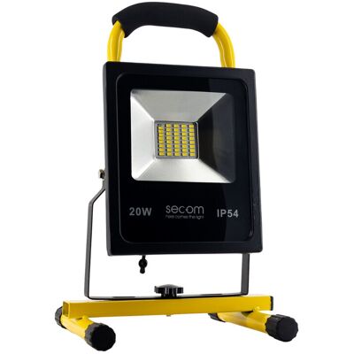 SECOM Proiettore Led Portatile Tenko Con Batteria Ricaricabile, 20 W, 1 SECOM Proiettore Led Portatile Tenko Con Batteria Ricaricabile, 20 W, 1