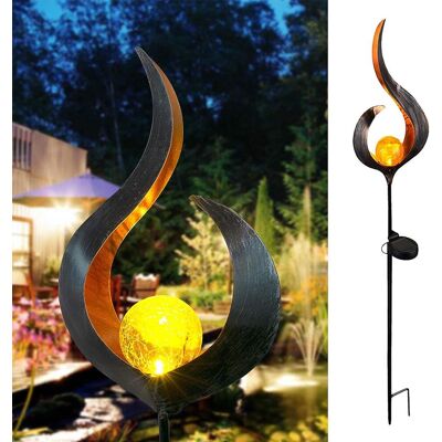 COOCHEER Luce Solare Da Giardino Per Esterni, Lampada Solare In Metallo Con Effetto Fiamma Cava, Torcia Solare Impermeabile, Decorazione Da Giardino, Illuminazione Paesaggistica, Vialetto, Cortile, Patio COOCHEER Luce Solare Da Giardino Per Esterni, Lampada Solare In Metallo Con Effetto Fiamma Cava, Torcia Solare Impermeabile, Decorazione Da Giardino, Illuminazione Paesaggistica, Vialetto, Cortile, Patio