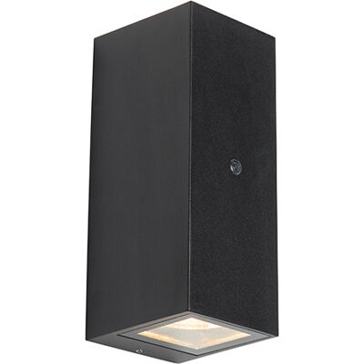 QAZQA Baleno II Lampada da Parete con Sensore - Illuminazione Esterna Moderna QAZQA Baleno II Lampada da Parete con Sensore - Illuminazione Esterna Moderna
