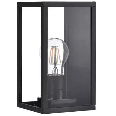 UNIVERSO Applique Lanterna Nera Da Parete Ip44 E27, Lampada Esterna In Alluminio, Illuminazione Per Ingresso, Vialetti, Patii UNIVERSO Applique Lanterna Nera Da Parete Ip44 E27, Lampada Esterna In Alluminio, Illuminazione Per Ingresso, Vialetti, Patii