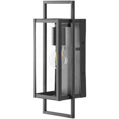 BELIANI Lampada Da Parete Per Esterni In Metallo, Stile Moderno, Per Porta D'Ingresso E Veranda, Nera, Tarna BELIANI Lampada Da Parete Per Esterni In Metallo, Stile Moderno, Per Porta D'Ingresso E Veranda, Nera, Tarna