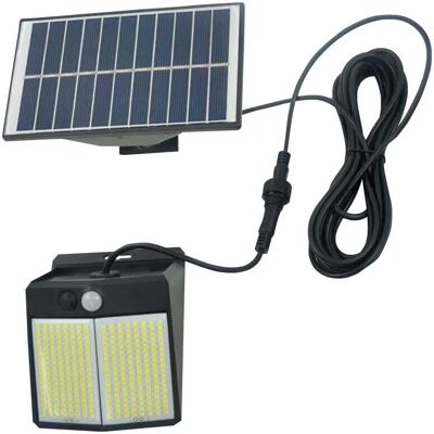 UNIVERSO Faretto Led Solare Da Esterno Con Sensore Di Movimento, 288 Led, Luce Fredda 6500k, Ip65 Impermeabile, Con Pannello Solare Separato E Cavo Da 5m, Ricarica Solare Automatica UNIVERSO Faretto Led Solare Da Esterno Con Sensore Di Movimento, 288 Led, Luce Fredda 6500k, Ip65 Impermeabile, Con Pannello Solare Separato E Cavo Da 5m, Ricarica Solare Automatica