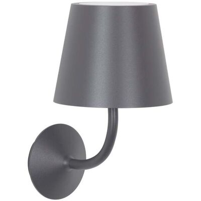 ZAFFERANO Poldina 230v Lampada Da Parete Per Esterni In Alluminio Pressofuso Grigio Scuro Con Diffusore In Policarbonato Trasparente Ip54 E27 ZAFFERANO Poldina 230v Lampada Da Parete Per Esterni In Alluminio Pressofuso Grigio Scuro Con Diffusore In Policarbonato Trasparente Ip54 E27