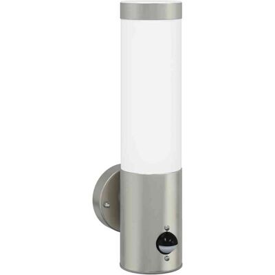 HELLOSHOP26 Moderna Lampada Da Parete Per Esterni Resistente Alle Intemperie 12 X 7,5 X 29 Cm Acciaio Inox Argento 020056485 HELLOSHOP26 Moderna Lampada Da Parete Per Esterni Resistente Alle Intemperie 12 X 7,5 X 29 Cm Acciaio Inox Argento 020056485