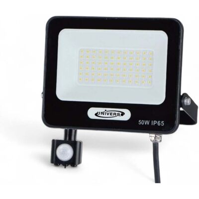 UNIVERSO Faro Led Da Esterno 50w Con Sensore Di Movimento Pir Ip65 Luce Fredda 6500k Proiettore Led 4600 Lumen Fascio 120° Per Giardino Cortile Garage UNIVERSO Faro Led Da Esterno 50w Con Sensore Di Movimento Pir Ip65 Luce Fredda 6500k Proiettore Led 4600 Lumen Fascio 120° Per Giardino Cortile Garage