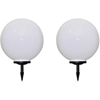 VIDAXL Lampade Da Sentiero 2 Pz Led 50 Cm Con Picchetto - VIDAXL Lampade Da Sentiero 2 Pz Led 50 Cm Con Picchetto -