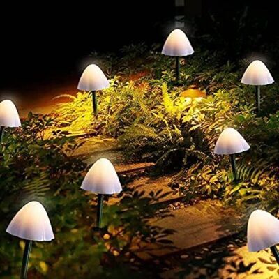 OEM Luci Solari Da Giardino Per Esterni, Confezione Da 12 Luci A Led A Forma Di Fungo Per Vialetti, Luci Decorative A Energia Solare, Luci Da Esterno Impermeabili Con Paletto Per Paesaggistica OEM Luci Solari Da Giardino Per Esterni, Confezione Da 12 Luci A Led A Forma Di Fungo Per Vialetti, Luci Decorative A Energia Solare, Luci Da Esterno Impermeabili Con Paletto Per Paesaggistica