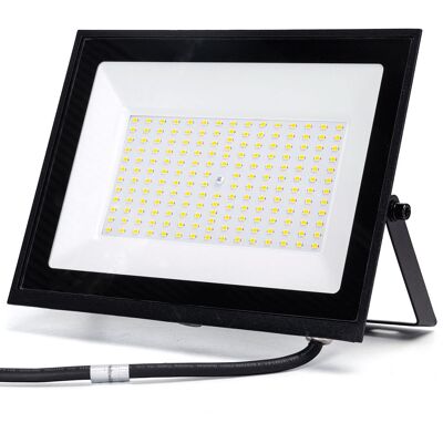 AIGOSTAR Faro Proiettore Led Slim 100w Nero Da Esterno Ip65 Bianco Neutro 4000k AIGOSTAR Faro Proiettore Led Slim 100w Nero Da Esterno Ip65 Bianco Neutro 4000k