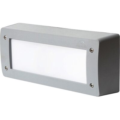 FUMAGALLI Lampada Da Parete Leti 2xgx53 6w Con Pulsante Cct (3 Colori) Ip66 L.30xw.6,5xh.12cm Resina Grigia FUMAGALLI Lampada Da Parete Leti 2xgx53 6w Con Pulsante Cct (3 Colori) Ip66 L.30xw.6,5xh.12cm Resina Grigia