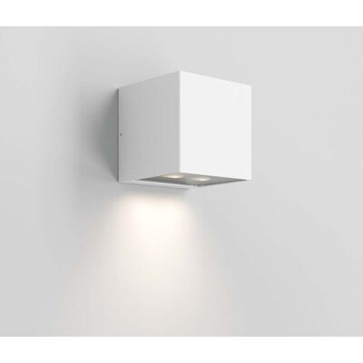 ZAFFERANO Lampada Da Parete Forward 2 Luci Asimmetrica Ip54 In Alluminio Bianco, Led 10.5w 3000k, Ottica Direzionata Per Illuminazione Architetturale Esterna ZAFFERANO Lampada Da Parete Forward 2 Luci Asimmetrica Ip54 In Alluminio Bianco, Led 10.5w 3000k, Ottica Direzionata Per Illuminazione Architetturale Esterna