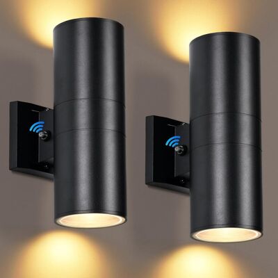 OEM Due Applique Da Esterno, Moderne Luci Da Portico Per Esterni Senza Lampadine, Luci Cilindriche Da Esterno Con Led Integrati (luce Calda). OEM Due Applique Da Esterno, Moderne Luci Da Portico Per Esterni Senza Lampadine, Luci Cilindriche Da Esterno Con Led Integrati (luce Calda).